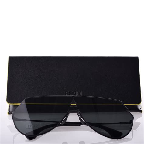 fendi ff 0193/s|FENDI Metal Mirrored Eyeline Sunglasses FF 0193/S Black .